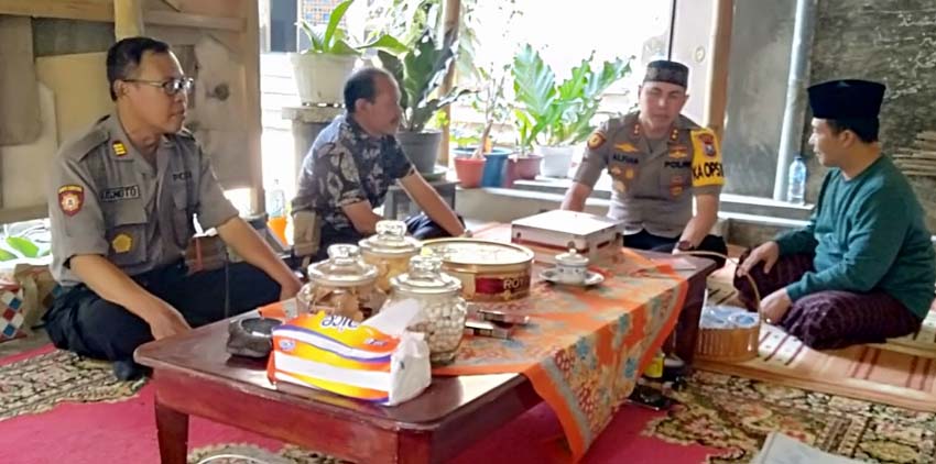 Jaga Kamtibmas, Jelang Pelantikan Presiden Kapolres Jember Kunjungi Tokoh