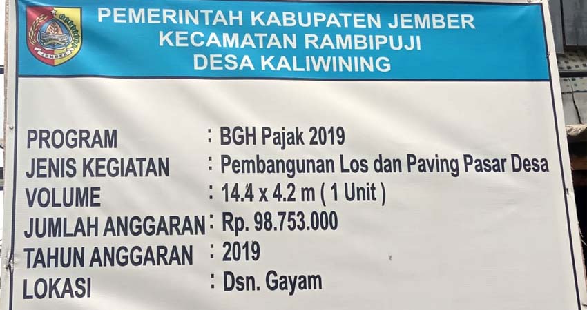 Warga Kaliwining Jember Berharap Dugaan Penyalahgunaan Keuangan Desa Segera Diusut