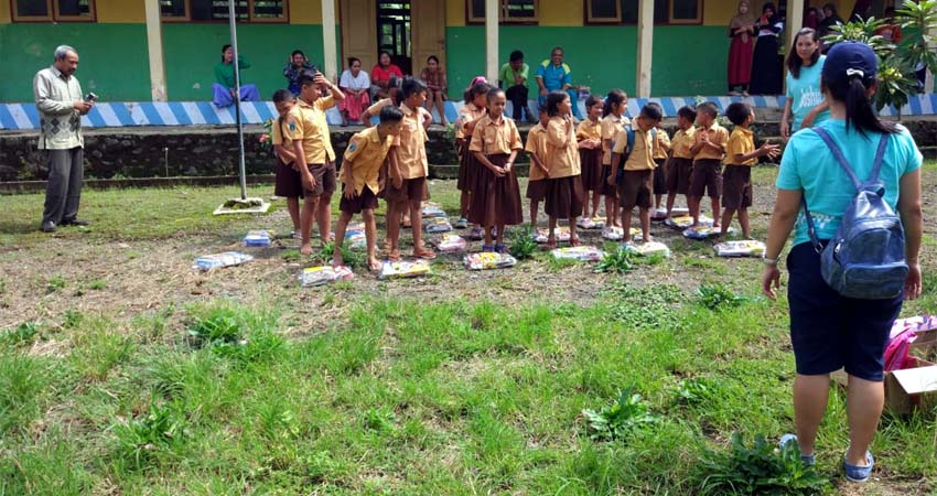 Siswa – Siswi SDN 2 Klungkung megikuti Mitigasi Bencana