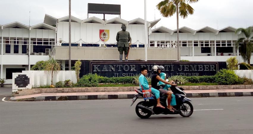 Kantor Pemerintah Kabupaten Jember. (tim)