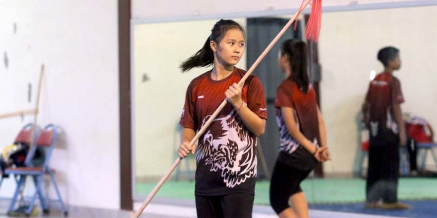 Sasana Wushu Garuda Jember Sesuai Protokol Kesehatan