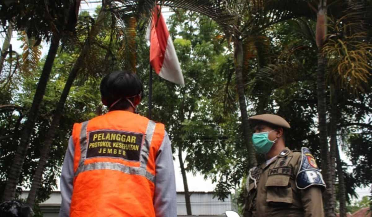 88 Warga Jember Terjaring Operasi Yustisi di Sukorambi