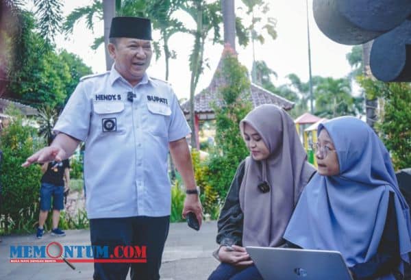 Dongkrak Perekonomian, Bupati Hendy Pasang Enam Titik WiFi Gratis di Alun-alun Jember