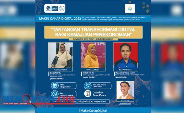 Bahas Tantangan Transformasi Digital Bagi Kemajuan Ekonomi, Kemenkominfo Gandeng UMKM