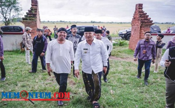 Wujudkan Hari Budaya Jember, Bupati Hendy Kunjungi Situs Candi Deres Gumukmas