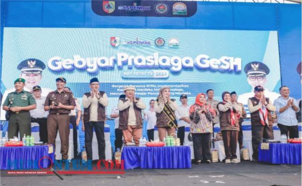 700 Pelajar TK di Jember Meriahkan Pelaksanaan Gebyar Prasiaga